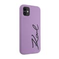 Miniatyrbild 4 av 8: Karl Lagerfeld Silikon Signature - iPhone 11-skal (Lila)