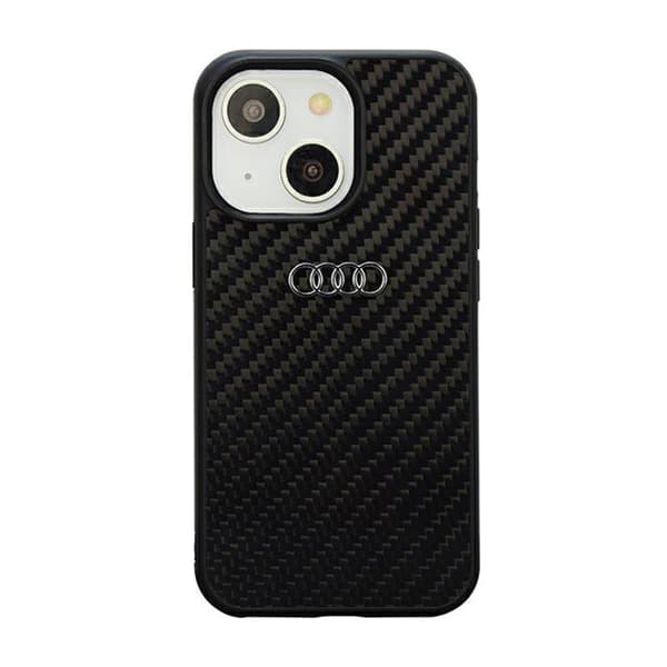 Audi kolfiber - iPhone 14-skal (svart)