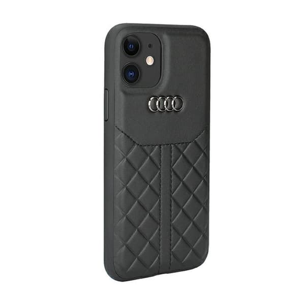 Audi Äkta Läder - iPhone 11 Skal (Svart)