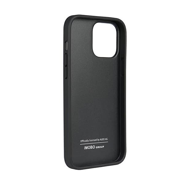 Audin aito nahkakotelo iPhone 13 Pro Maxille (musta)