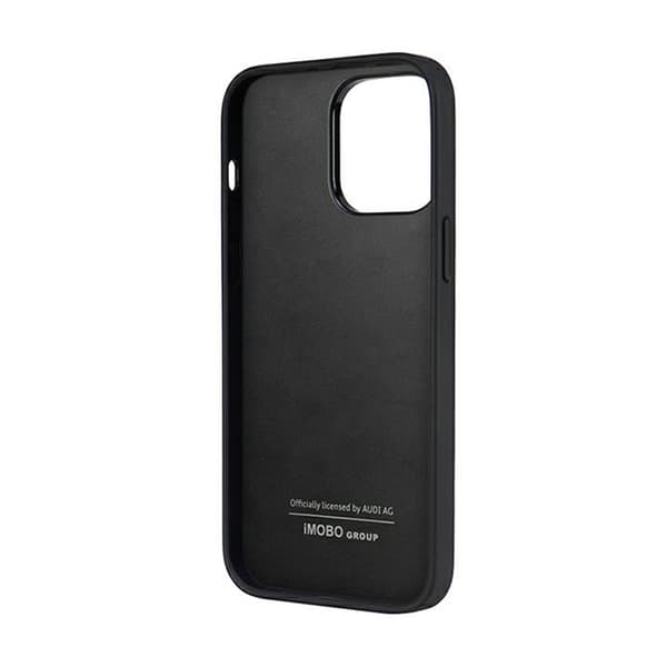 Audi Syntetiskt Läder - iPhone 14 Pro Max Skal (Svart)