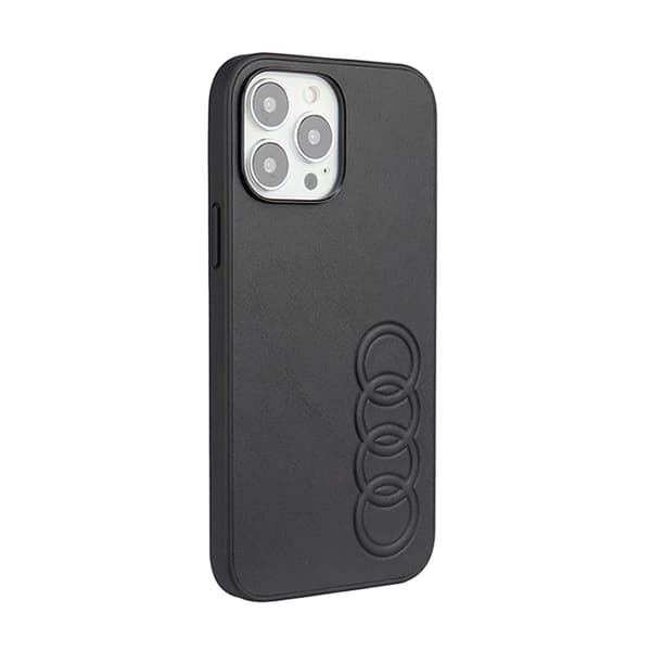Audin synteettinen nahka - iPhone 13 Pro Max -kotelo (musta)