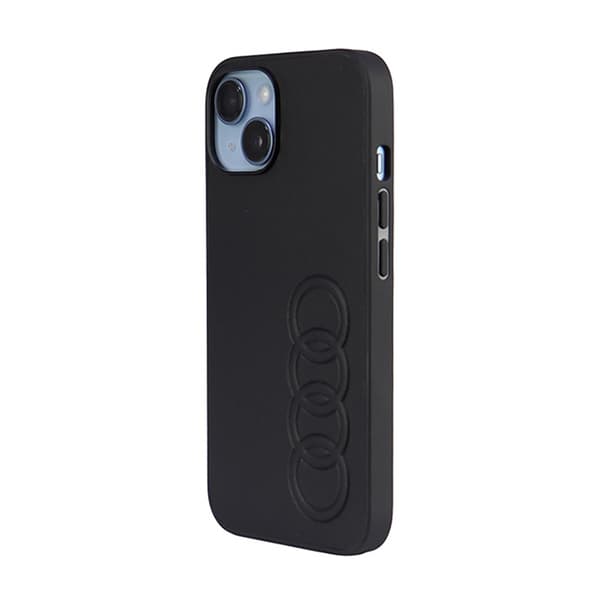 Audi Syntetiskt Läder - iPhone 14 Skal (Svart)