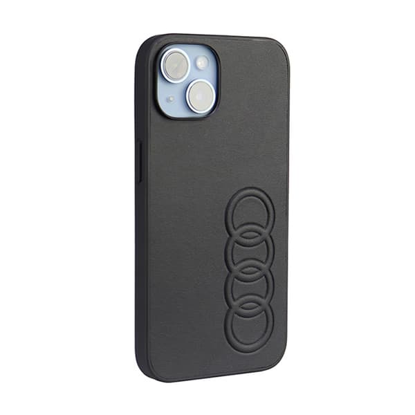 Audi Syntetiskt Läder - iPhone 14 Skal (Svart)