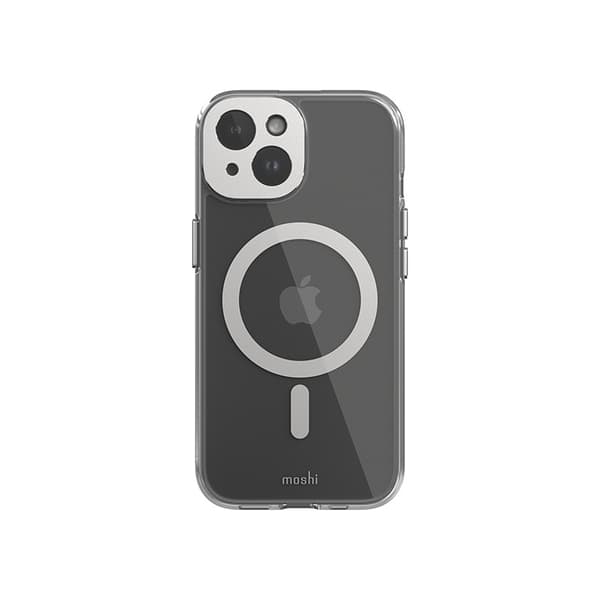 Moshi iGlaze MagSafe - iPhone 15 -kotelo (Luna Silver)