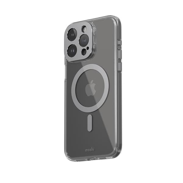 Moshi iGlaze MagSafe - iPhone 15 Pro Max -kotelo (meteoriittiharmaa)