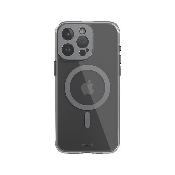 Moshi iGlaze MagSafe - iPhone 15 Pro Max -kotelo (meteoriittiharmaa)