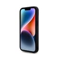 Pikkukuva 5 / 8: Guess Strassilla koristeltu metallilogo - iPhone 15 -kotelo (Vaaleanpunainen)