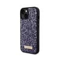 Pikkukuva 2 / 8: Guess Strassilla koristeltu metallilogo - iPhone 15 -kotelo (Vaaleanpunainen)