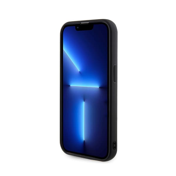 Guess Quiltet Metal Logo - iPhone 15 Pro cover (sort)
