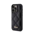 Miniatyrbillede 2 af 8: Guess Quiltet Metal Logo - iPhone 15 Pro cover (sort)