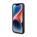 Pikkukuva 5 / 8: Guess Strassilla koristeltu metallilogo - iPhone 15 Pro -kotelo (Vaaleanpunainen)