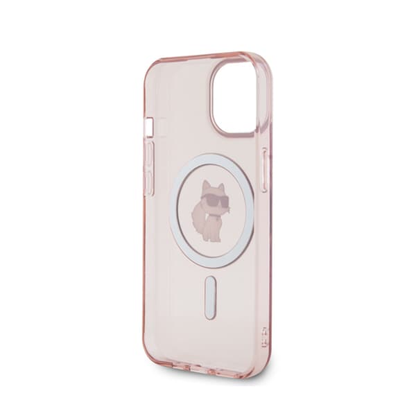 Karl Lagerfeld IML Choupette MagSafe - iPhone 15-skal (rosa)