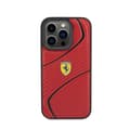 Miniatyrbillede 3 af 8: Ferrari Twist Metal Logo - iPhone 15 Pro cover (rød)