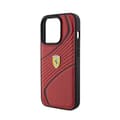 Miniatyrbillede 6 af 8: Ferrari Twist Metal Logo - iPhone 15 Pro cover (rød)