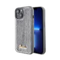 Miniatyrbillede 1 af 8: Guess Sequin Script Metal - iPhone 15 cover (sølv)