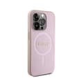 Miniatyrbillede 4 af 7: Guess Saffiano MagSafe - iPhone 15 Pro cover (lyserød)