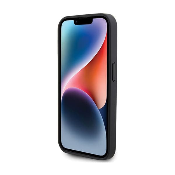 BMW nahkainen kuumaleimasin - iPhone 15 Pro -kotelo (musta)