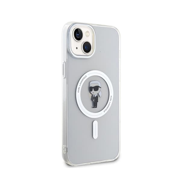 Karl Lagerfeld IML Ikonik MagSafe - iPhone 15 Plus cover (gennemsigtigt)