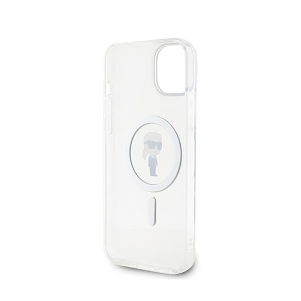 Karl Lagerfeld IML Ikonik MagSafe - iPhone 15 Plus cover (gennemsigtigt)