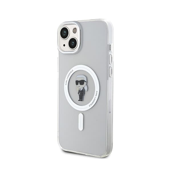 Karl Lagerfeld IML Ikonik MagSafe - iPhone 15 Plus cover (gennemsigtigt)