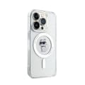 Miniatyrbillede 4 af 8: Karl Lagerfeld IML Choupette MagSafe - iPhone 15 Pro cover (gennemsigtig)