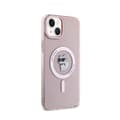 Miniatyrbillede 4 af 8: Karl Lagerfeld IML Choupette MagSafe - iPhone 15 Plus cover (lyserød)