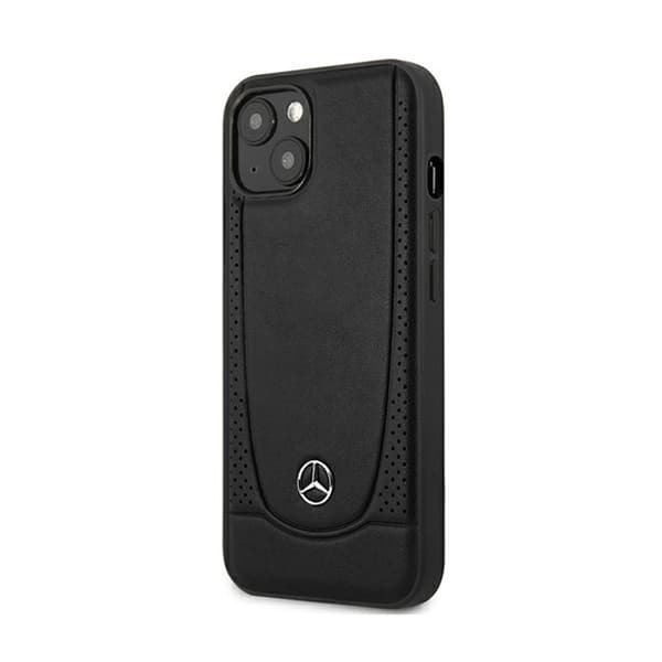 Mercedes Leather Urban Line - iPhone 15 Plus -suojakuori (musta)