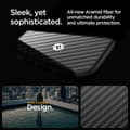 Miniatyrbillede 11 af 11: Spigen Enzo Aramid Mag MagSafe - iPhone 15 Pro cover (sort)