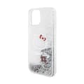 Miniatyrbillede 6 af 7: Hello Kitty Liquid Glitter Charms Kitty Head - iPhone 14 cover (sølv)