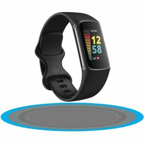 Aktivitetsarmbånd Fitbit FB421BKBK Sort Sort, Grafit