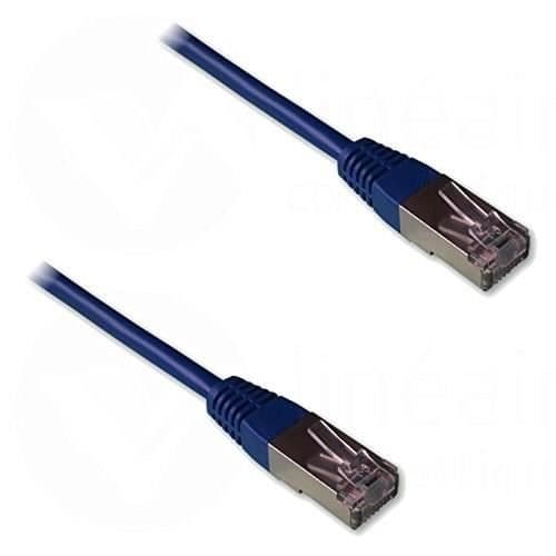 Kabelpaket med 4 RJ45-han- / hankablar, kat. 6 ...