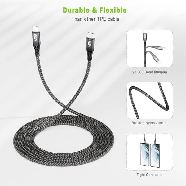 Samsung S25 S24 S23 S22 S21 och Iphone 15 / 16 Super Laddare USB-C 1M + 25W SUPER Väggladdare