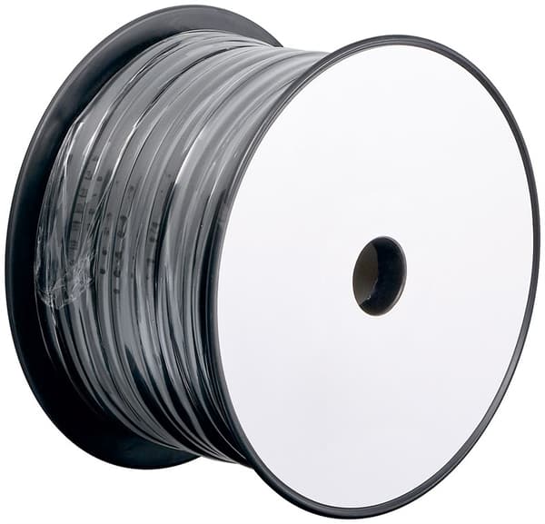 Flat telefonkabel 6-leder, 100 m rull, AWG 28, CCA (kobberlaminert aluminium)