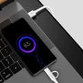 Miniatyrbild 3 av 4: Kabel 2 i 1 mikro-USB / USB-C Laddningssynkronisering 1,5 m Original Huawei Vit