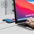Miniatyrbild 4 av 4: Kabel USB-C till USB-C 60W Laddning och synkronisering 1m Original Samsung White