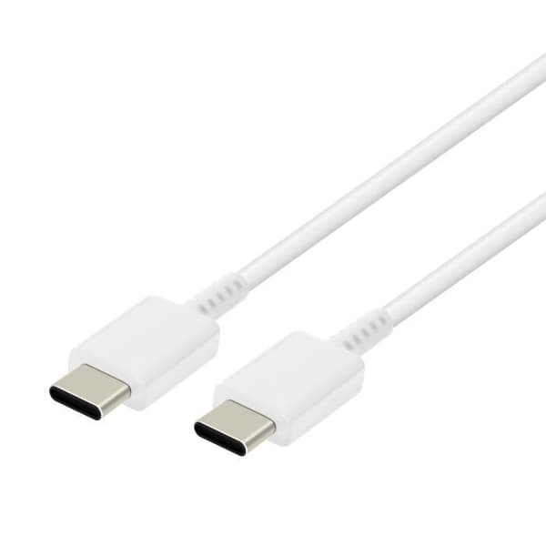 Kabel USB-C till USB-C 60W Laddning och synkronisering 1m Original Samsung White