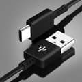 Miniatyrbild 4 av 4: Kablar USB-C till USB A-kabel 1,5 m Laddnings-/synkroniseringspaket x2 Original Samsung Black