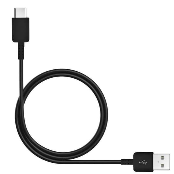 Kablar USB-C till USB A-kabel 1,5 m Laddnings-/synkroniseringspaket x2 Original Samsung Black