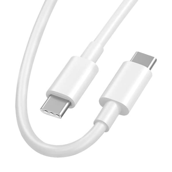 USB-C till USB-C-kabelintensitet 5A Laddning och synkronisering 1,5 m Xiaomi Vit
