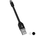 Miniatyrbild 1 av 2: USB till Lightning-kabel 10 cm Färg - Svart