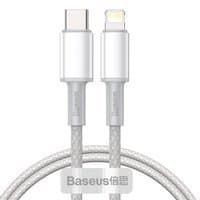Baseus USB Type C - Lynhurtigt opladningskabel Strømforsyning 20 W 1 m hvid (CATLGD-02)
