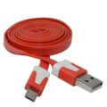 Miniatyrbillede 1 af 2: Röd USB till Micro-USB kabel, 1m
