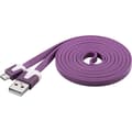 Miniatyrbild 1 av 3: Lila USB till Micro-USB kabel, 1m