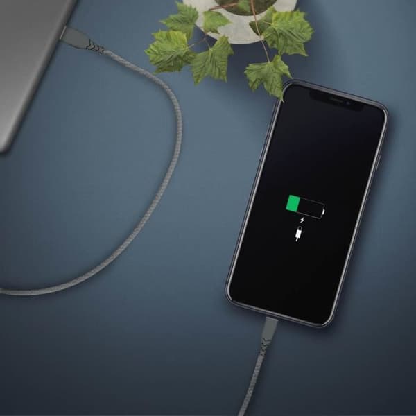 Kabel Micro-USB/USB Smartphone/Surfplatta Laddning/Synkroförstärkt 2m kraftkraft