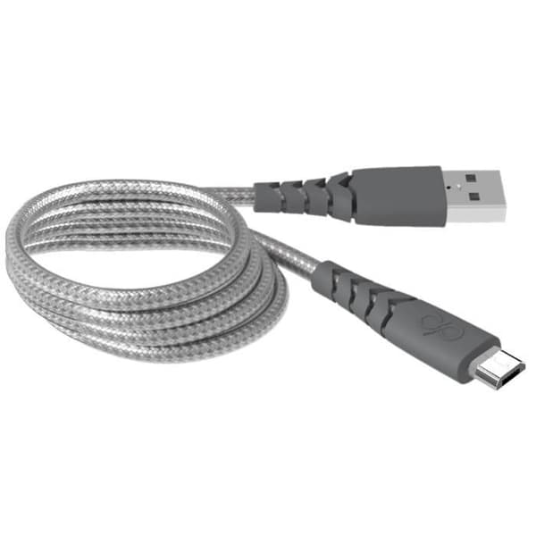 Kabel Micro-USB/USB Smartphone/Surfplatta Laddning/Synkroförstärkt 2m kraftkraft