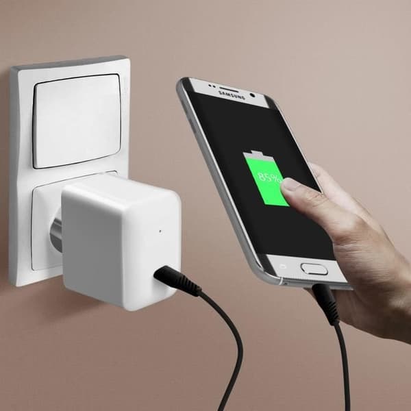 USB-C till Micro-USB Snabbladdning 3A 1m Swissten Svart