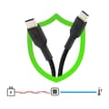 Miniatyrbild 4 av 4: Kabel USB-C till USB-C 18W Strömförsörjning Nylonflätad 1m Belkin svart