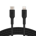 Miniatyrbild 2 av 4: Kabel USB-C till Lightning 18W Strömförsörjning Nylonflätad 1m Belkin svart