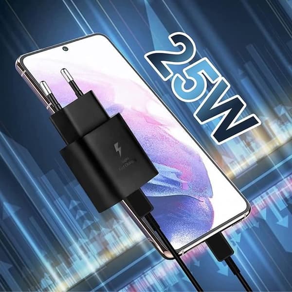Samsung snabbladdare 25W, USB typ C portkabel Samsung ultrasnabbladdare Laddare Kompatibel med Samsung Galaxy S22-S2[152]